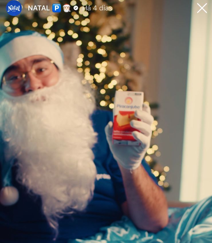 Papai Noel da Praso com leite condensado Piracanjuba