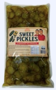 Sweet pickles no bag, a embalagem antes da pesquisa